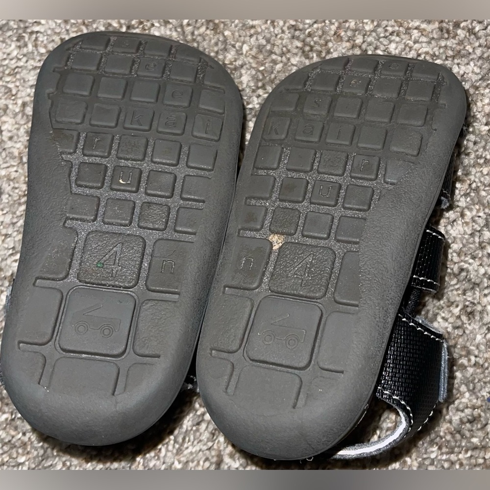 See Kai Run basics baby boy 4 fisherman sandal black Velcro water friendly - Picture 2 of 7